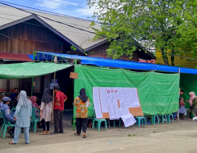 TPS 008 Desa Benua Baru Ulu Sangkulirang Berjalan Aman dan Lancar